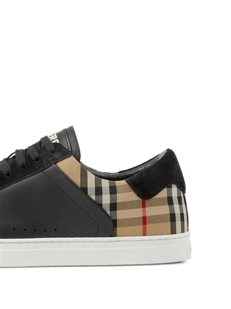 burberry check canvas sneakers|Burberry vintage check print.